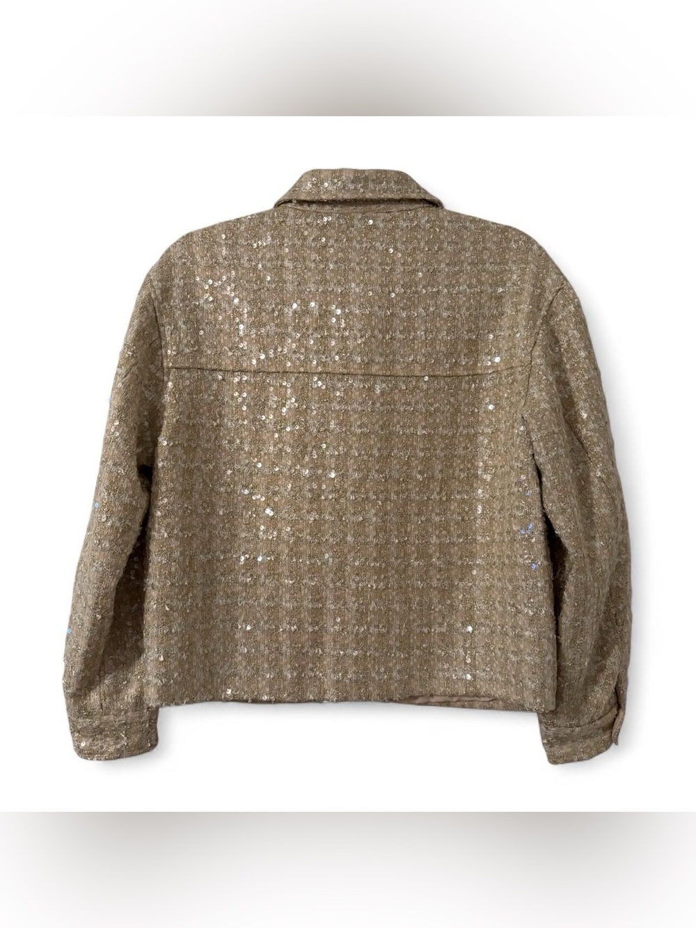 NWT Vince Camuto Gold Tweed Jacket - Picture 2 of 6